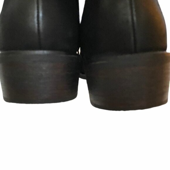 Steve Madden Chances Ankle Boot Nubuck Polished Gold Zip Sz 10 - Picture 9 of 10